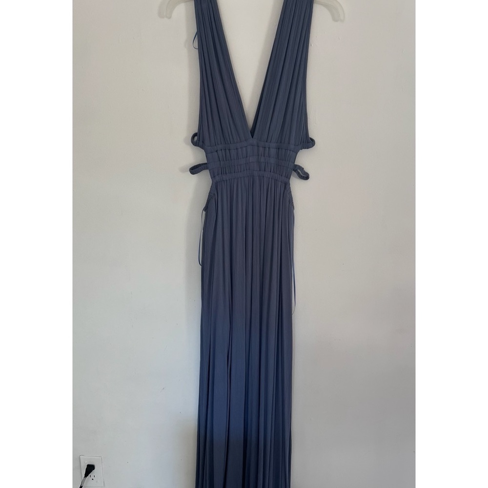 Southern Alternative maxi dress with slit and sides cut out